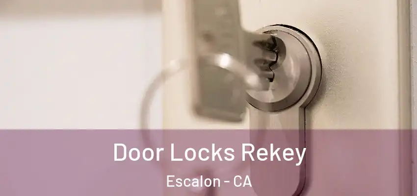  Door Locks Rekey Escalon - CA